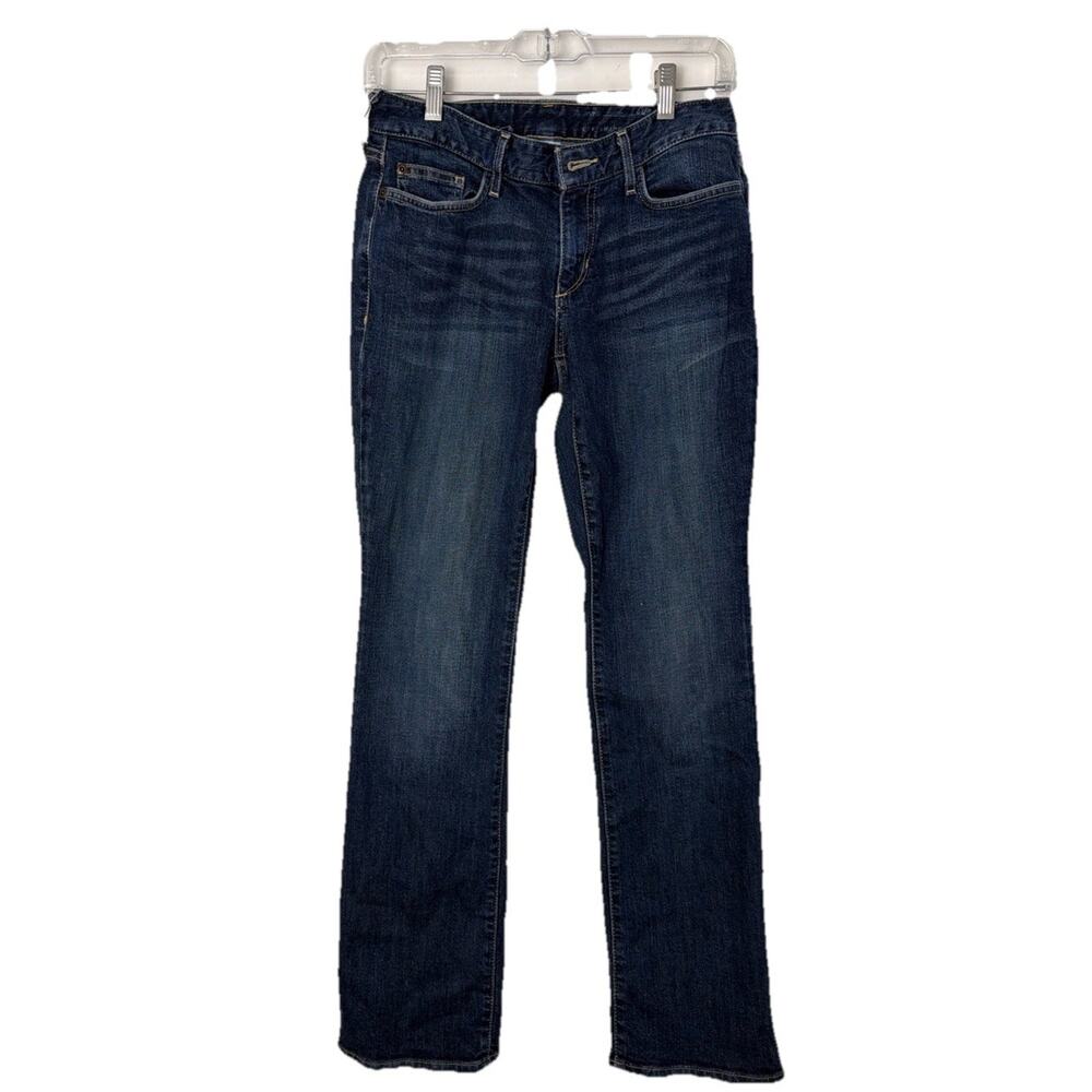 Eddie Bauer Jeans Women's Size 2 Dark Wash Slightly Bootcut Denim
